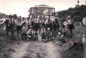 Verkenners Markiezaatsgroep op zomerkamp in Wiltz, Luxemburg, 1968