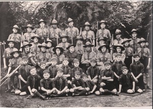 Welpen, verkenners en voortrekkers van de St Tarcisiusgroep, 1934