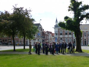 De na sloop van de vesting nieuw gebouwde toegang tot de Steenbergsestraat