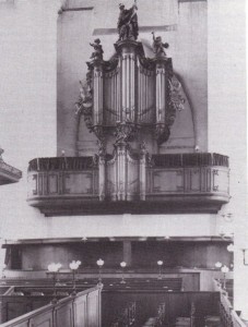 Het De la Haye orgel ging bij de kerkbrand op 10 april 1972 geheel verloren