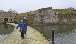 Het blijft bijzonder om het Ravelijn via deze brug te verlaten