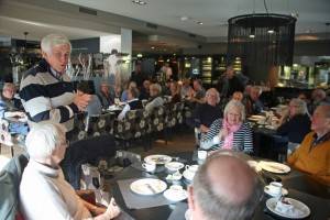 Jos van Rijn bedankt de vrijwilligers namens het GK bestuur