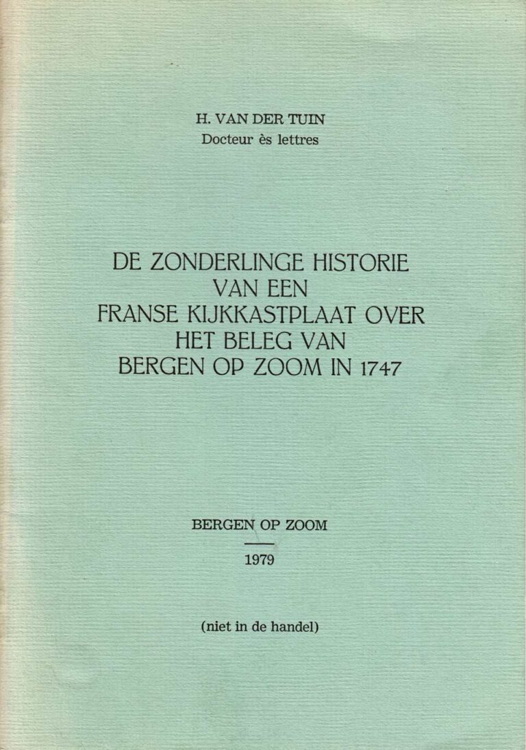 De zonderlinge historie van een Franse kijkkastplaat
