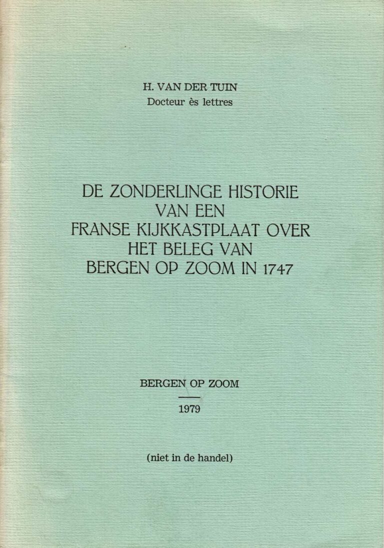 De zonderlinge historie van een Franse kijkkastplaat