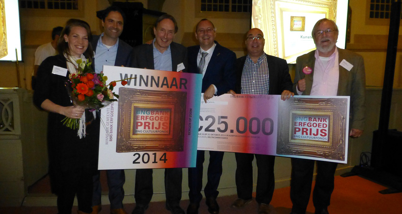 Bergen op Zoom wint BNG Erfgoedprijs 2014