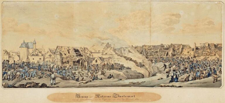 De ruïne van het bastion Stoelemat