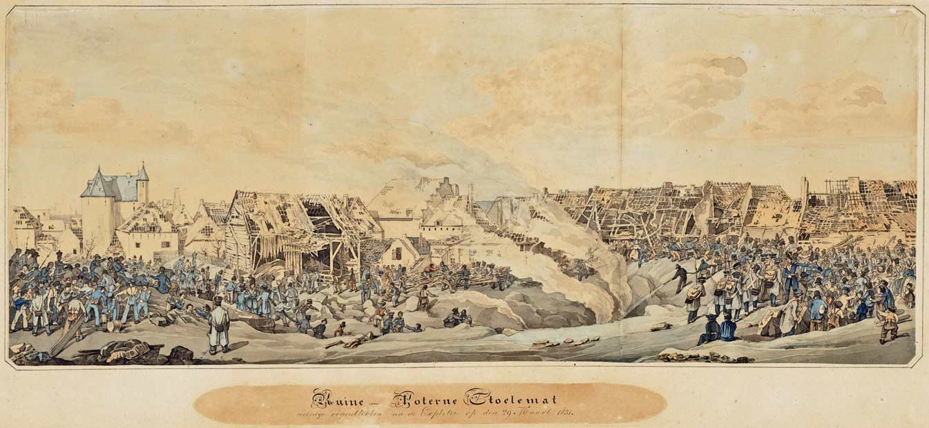 De ruïne van het bastion Stoelemat