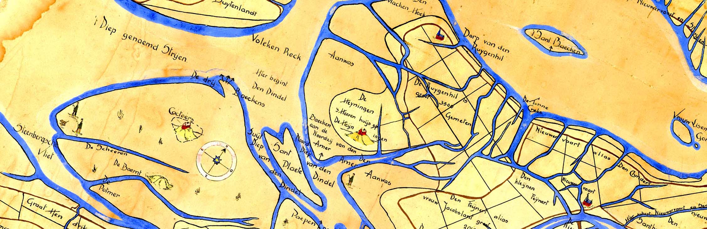 De oudste kaarten van West Brabant