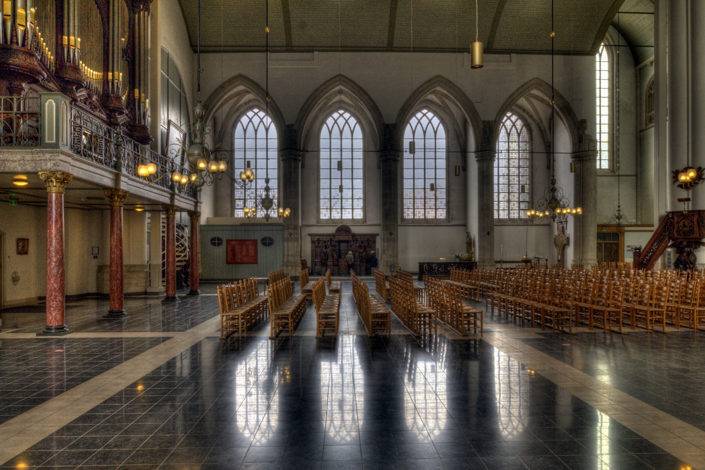 Gertrudiskerk interieur