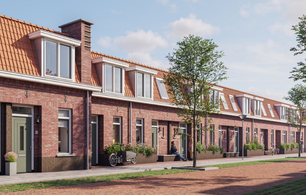 Koning Willem II straat - Nieuw straatbeeld onder voorbehoud van goedkeuring van de gemeente Bergen op Zoom (foto met toestemming van Stadlander)