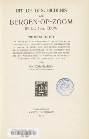 Bergen op Zoom in de 15e eeuw